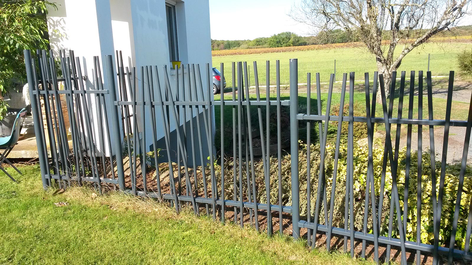 Clôture de jardin éléments de clôture en métal clôtures de jardin clôture  décorative