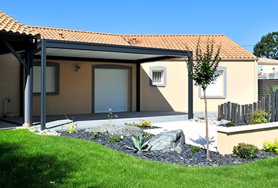 Pergola bio climatique dans le sud de la Loire-Atlantique