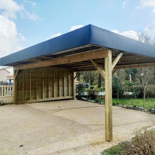 Réalisation-preau bandeau-alu-Bretaudeau-Paysagiste